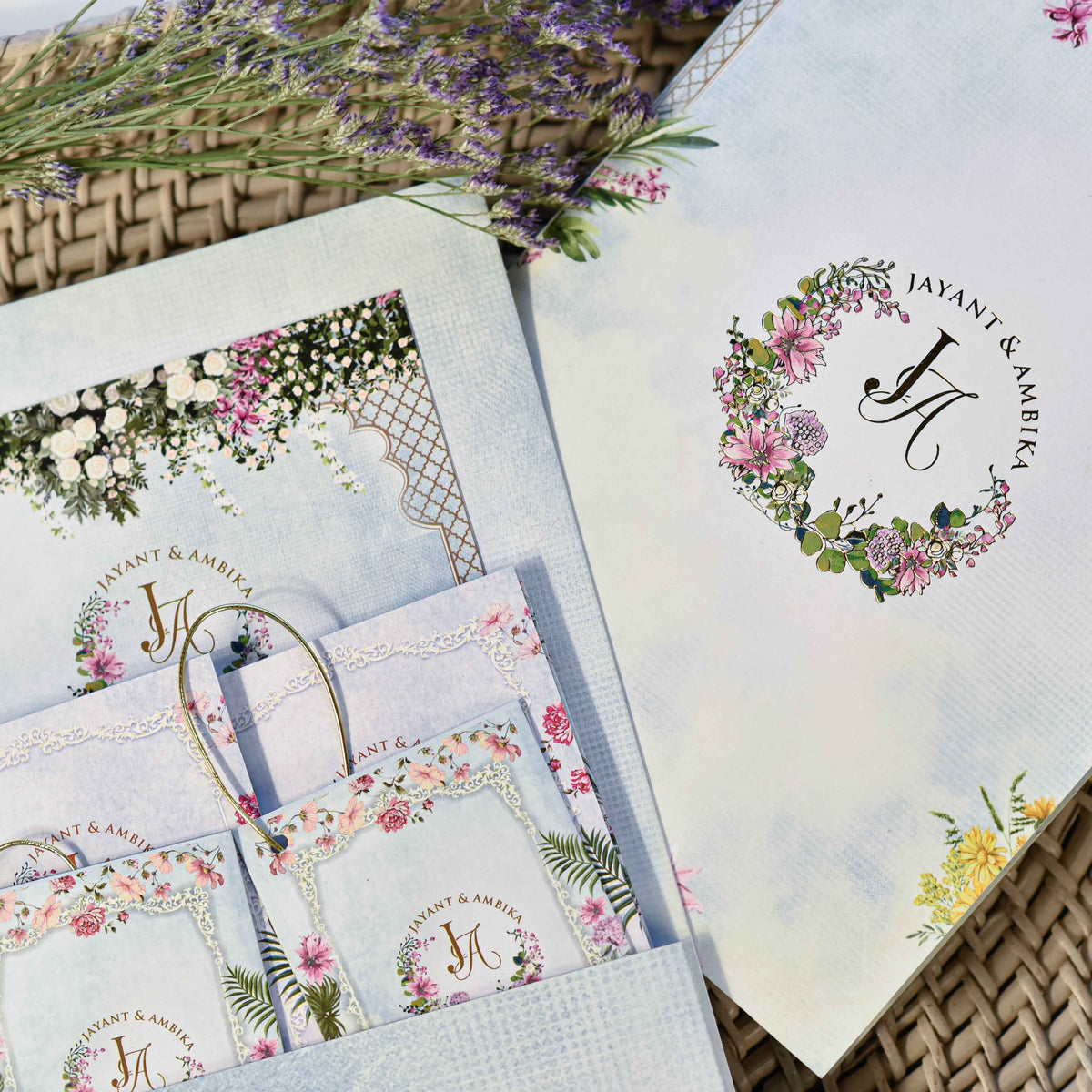 Wedding Stationary White Mirage