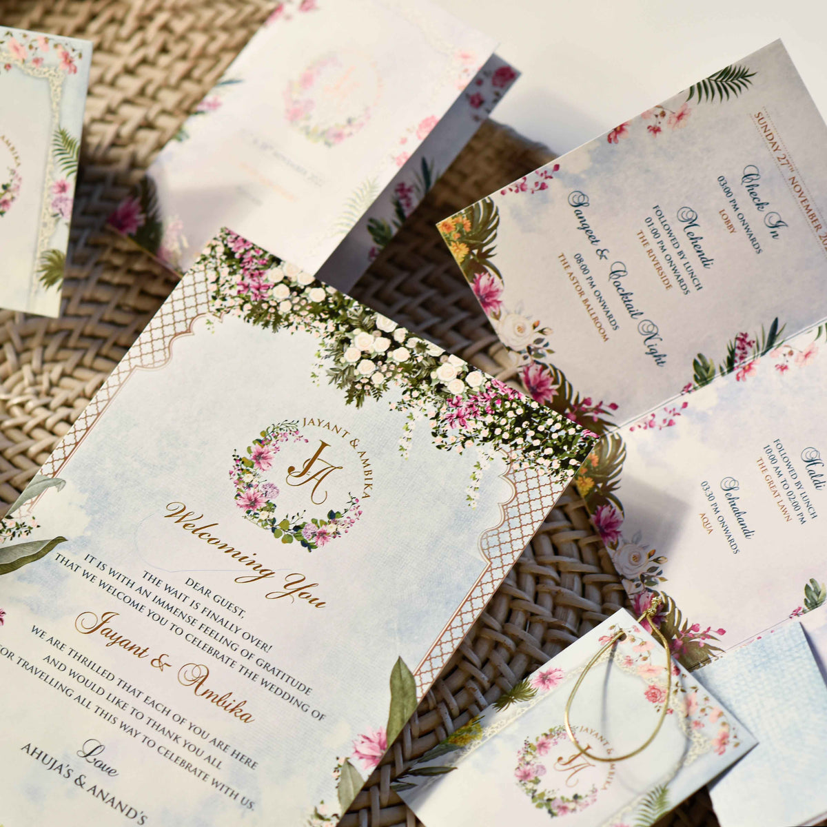 Wedding Stationary White Mirage