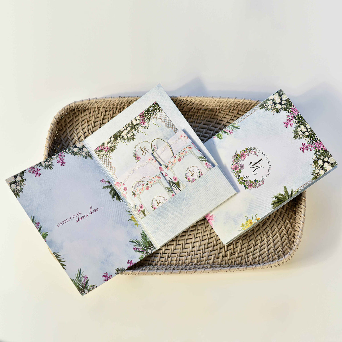 Wedding Stationary White Mirage